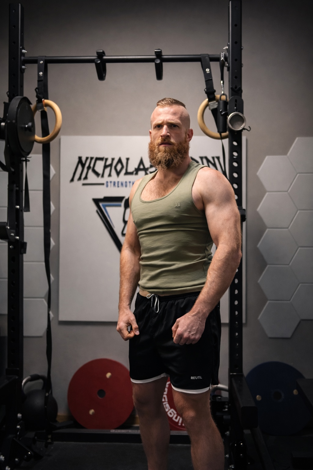 Nicholas Rubini nella sua palestra